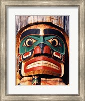 Framed Totem Pole,Vancouver Island