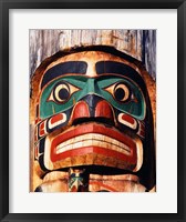 Framed Totem Pole,Vancouver Island