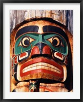 Framed Totem Pole,Vancouver Island