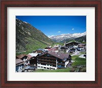 Framed Obergurgl, Otztal Alps, Tyrol, Austria