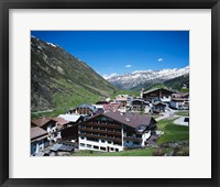 Framed Obergurgl, Otztal Alps, Tyrol, Austria