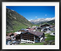 Framed Obergurgl, Otztal Alps, Tyrol, Austria