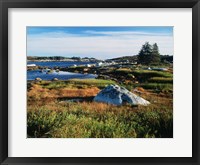 Framed Nova Scotia Coastline