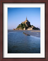 Framed Mont Saint-Michel, Normandy, France