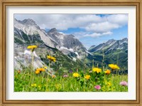 Framed Karwendel Mountain Range