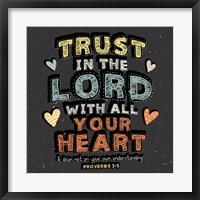 Framed Trust in The Lord