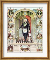 Framed George Washington as a Freemason