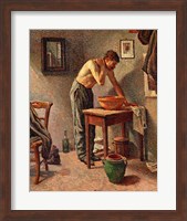 Framed Man Washing Himself, 1886