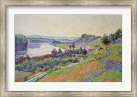 Framed Seine At Herblay, 1890
