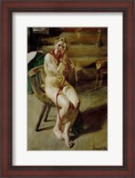 Framed Nude Braiding Her Hair, 1907