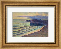 Framed Seashore In Normandy, 1893