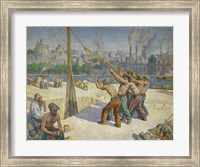 Framed Pile-drivers, Seine Quai, Billancourt, 1902-1903