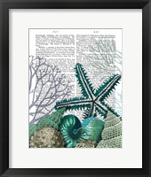Starfish Under the Sea Framed Print