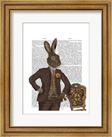 Framed Dapper Hare