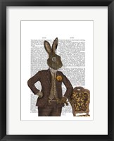Dapper Hare Framed Print