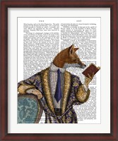 Framed Book Reader Fox