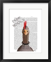 Punk Rock Goose Framed Print