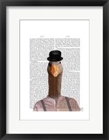 Clockwork Orange Goose Framed Print