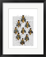 Medieval Bees Framed Print