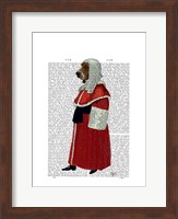 Framed Basset Hound Judge Full I