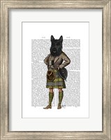 Framed Scottish Terrier in Kilt