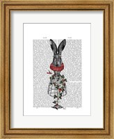 Framed Strawberry Hare