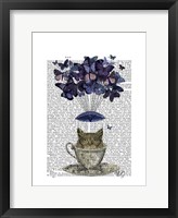 Owl In Teacup Framed Print