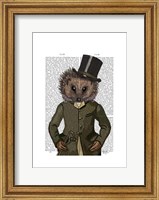Framed Hedgehog Rider Portrait