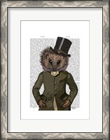 Framed Hedgehog Rider Portrait