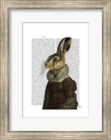Framed Madam Hare Portrait