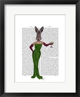 Framed Rabbit Green Dress