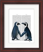 Framed Penguins in Love
