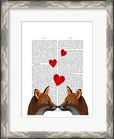 Framed Foxes in Love