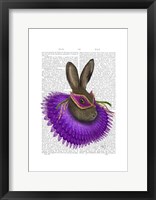 Mardi Gras Hare Framed Print