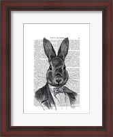 Framed Rabbit In Suit Portrait