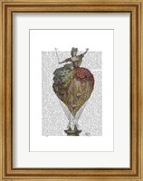 Framed Hot Air Balloon Woman 3