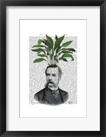 Framed Aspidistra Head Plant Head