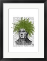 Asparagus Fern Head Plant Head Framed Print