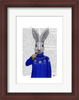 Framed Rabbit In Sweater