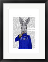 Framed Rabbit In Sweater