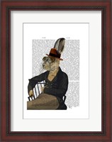 Framed Horatio Hare On Chair