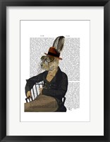 Framed Horatio Hare On Chair