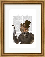 Framed Bounder Fox Print
