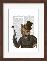 Framed Bounder Fox Print