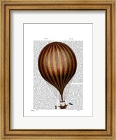 Framed Royal Nassau Balloon Hot Air Balloon