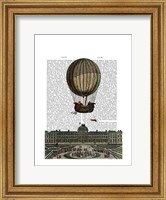 Framed Airship Over City