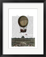 Framed Airship Over City
