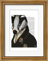 Framed Badger The Hero I