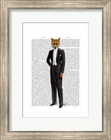 Framed Fox In Evening Suit Full
