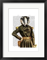 Framed General Badger